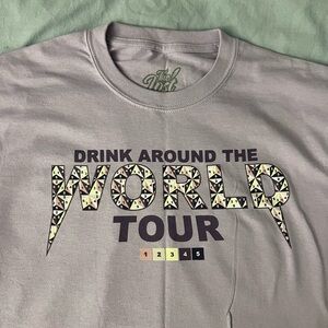 Disney Epcot Drink Around the World Tour T-Shirt
